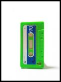 Capa para Iphone 4-Fita K7 Retro-Verde