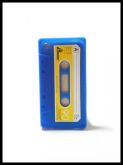 Capa para Iphone 4-Fita K7 Retro-Azul Escuro