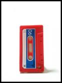Capa para Iphone 4-Fita K7 Retro-Vermelha