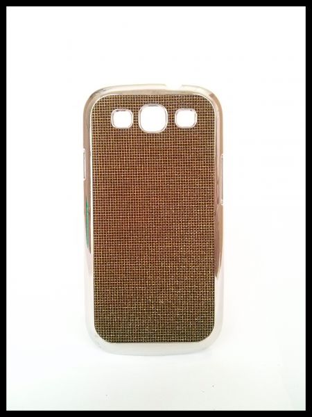 Capa para Celular Samsung Galaxy s3-Amarela C/ Glitter