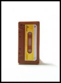 Capa para Iphone 4-Fita K7 Retro-Marrom